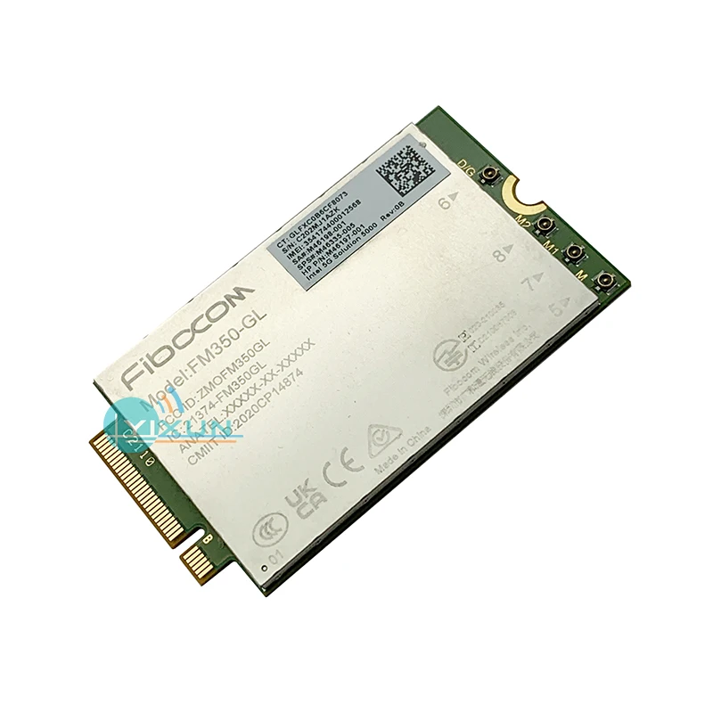 Imagem -03 - Fibocom Fm350-gl 5g M.2 Módulo para hp X360 830 840 850 g7 Laptop 5g Lte Wcdma 4x4 Mimo Módulo Gnss