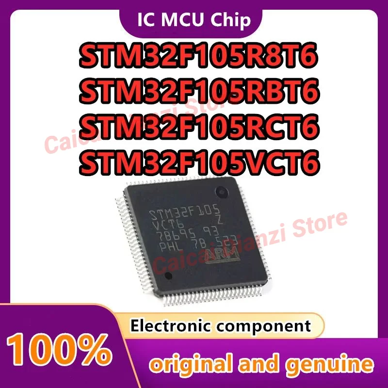 STM32F105R8T6 STM32F105RBT6 STM32F105RCT6 STM32F105VCT6 100%  Brand  New Original MCU IC  1PCS/LOT