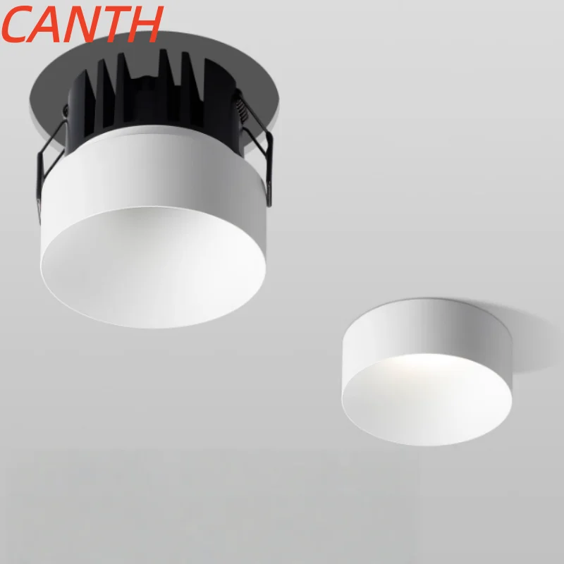 CANTH Embedded exposed installation  Deep anti-glare. Concealed installation. Eye-friendly cream style