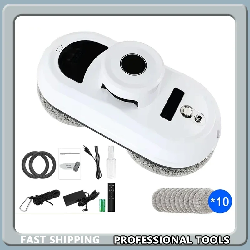 

Window Cleaner Robot Vacuum Cleaning Remote Control For Home Cleaning Anti-Fall Electric Windows Washer Glass Cleaner