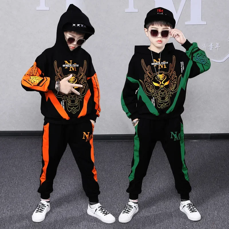 

Kids Clothing Sets for Boys Autumn Spring Long Sleeve Casual Tracksuit Hoodie + Pants 2PCS Children Clothes Sports Suits