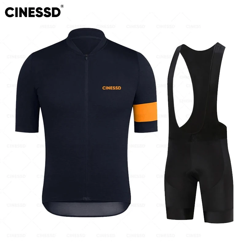 Newest Bike Uniform 2023 Summer Cycling Clothing Triathlon Bib Shorts Suit Ropa Ciclismo Hombre Men Short Sleeve Jersey Sets