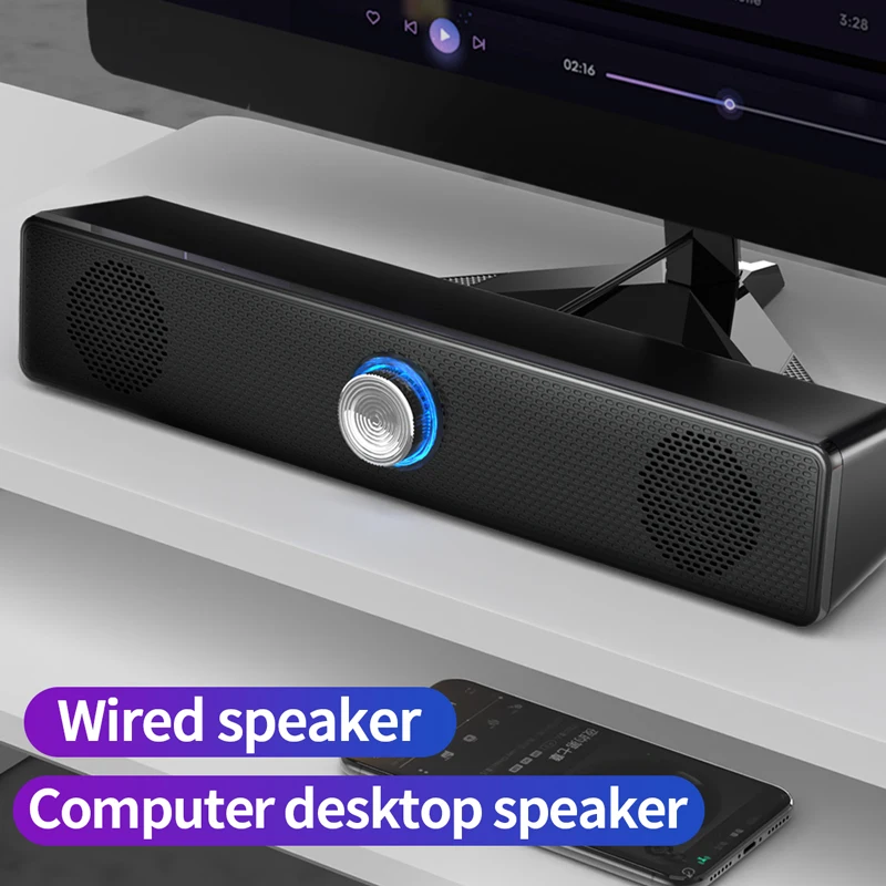 مكبر صوت محيطي للمسرح المنزلي، مكبر صوت للكمبيوتر للتلفزيون، مضخم صوت سلكي، ستيريو، جهير قوي