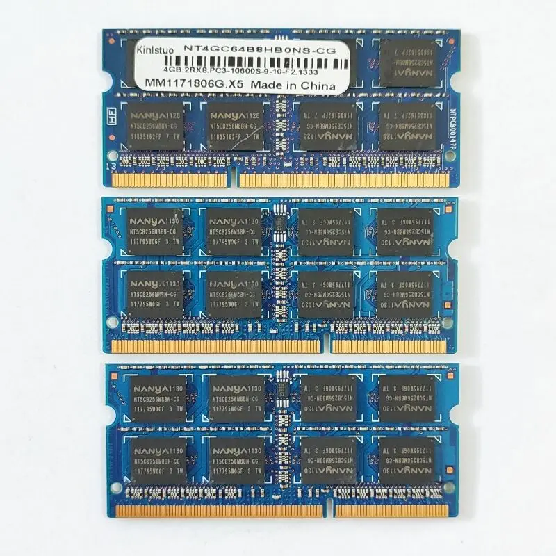 Kinlstuo RAMS DDR3 4GB 1333MHz Laptop memory ddr3 4gb 2RX8 PC3-10600S-9-10-F2 SODIMM 1.5V 204PIN