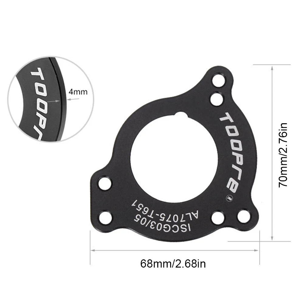 MTB Mountain Bike Chain Guide with Screws BB Adapter Bottom Bracket Plate Conversion for ISCG03 ISCG05 Bottom Bracket