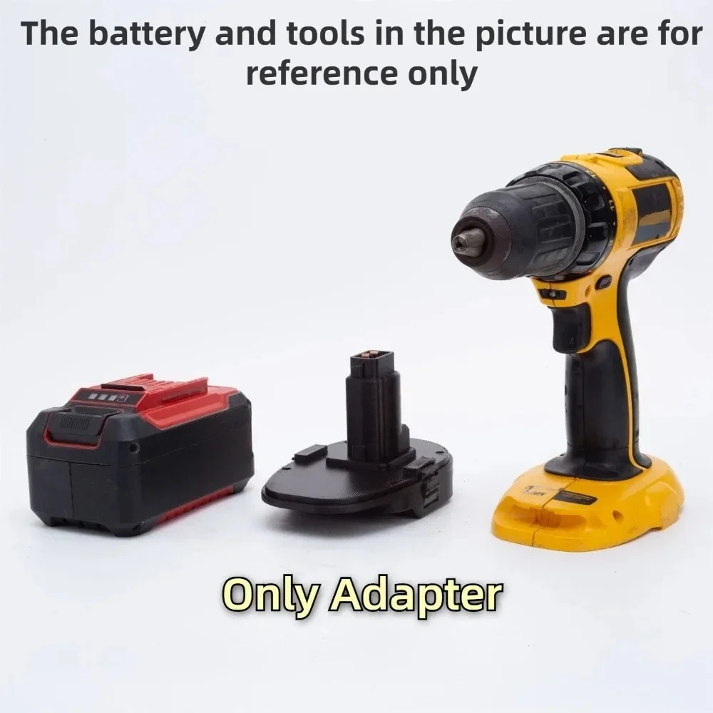 Adaptador/convertidor para herramientas eléctricas Einhell Power x Change OZITO, batería de 18V a DeWalt Nickel electricity Series (solo adaptador)