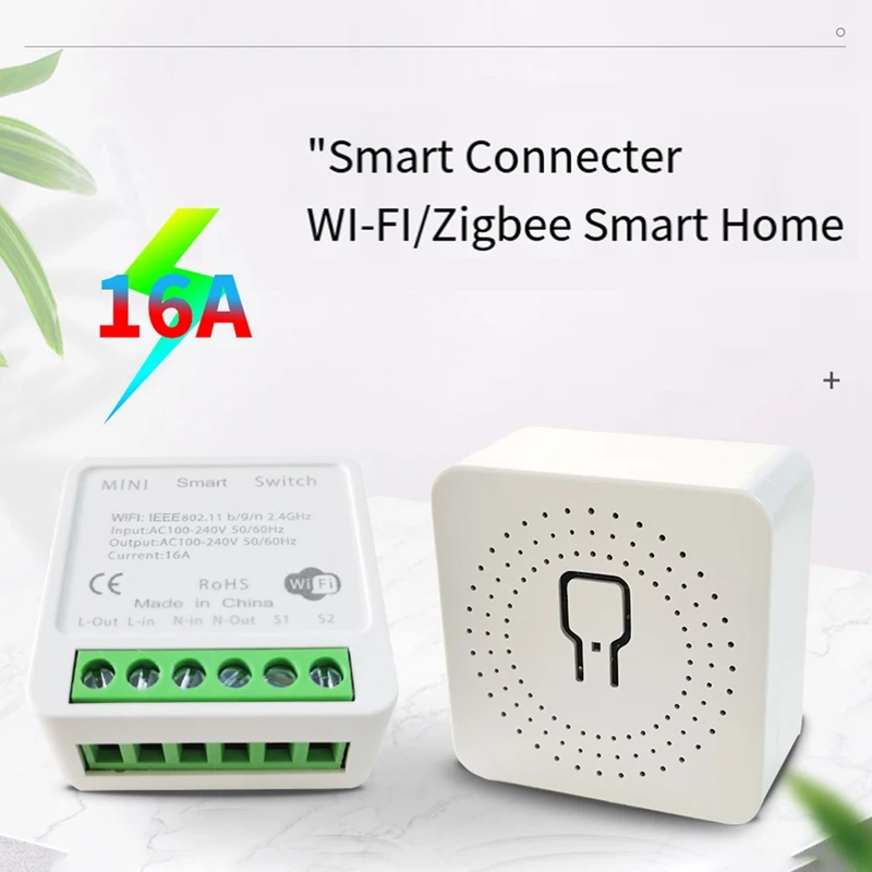 Tuya Smart Zigbee Switch App Remote Voice Control Can Be Connected To Dual Control Switch