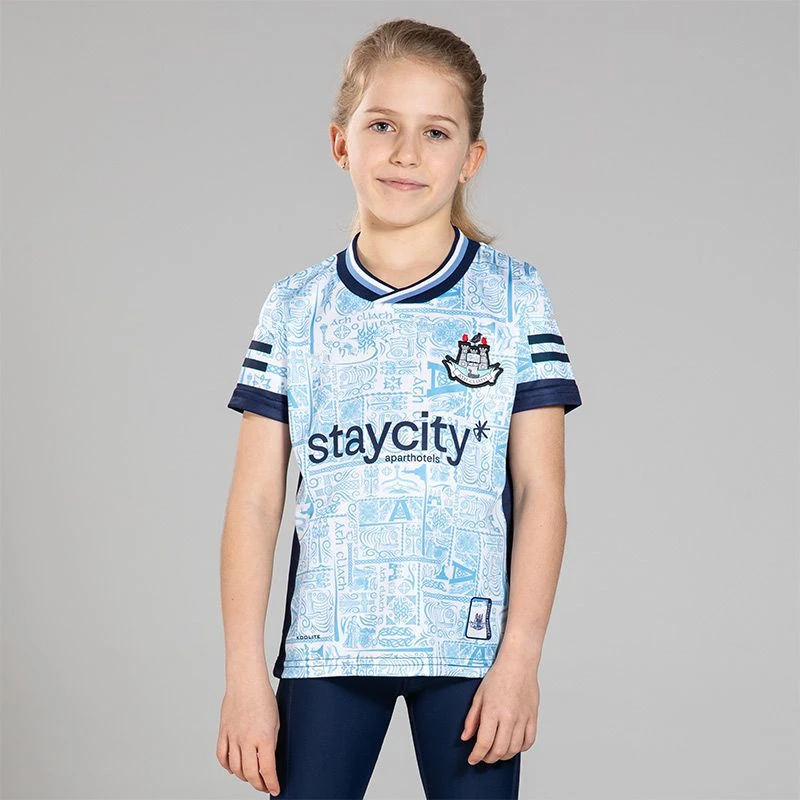 

Детская альтернативная майка Dublin GAA для детей от 3 до 13 лет, детская футболка 2024, молодежная футболка всех команд