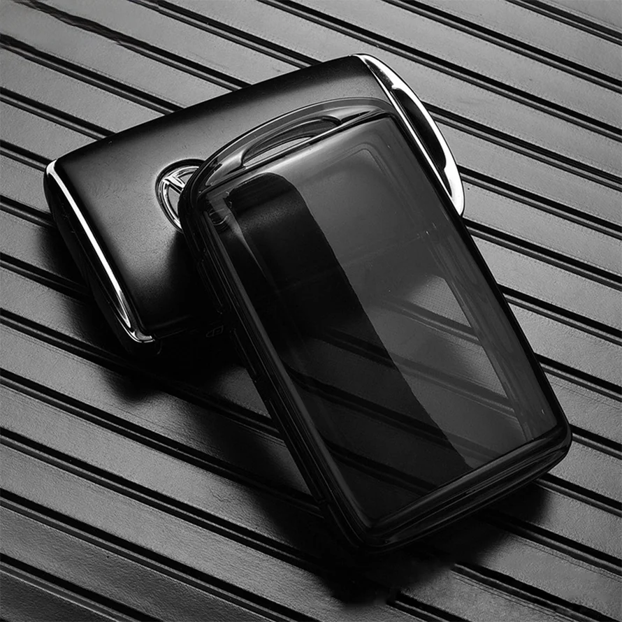 

transparent TPU car key case full cover shell for Mazda cx5 2 3 6 gh cx3 cx 5 cx9 cx8 CX30 G20 MX-5 MX30 X5 X9 ss30 CX60 CX90