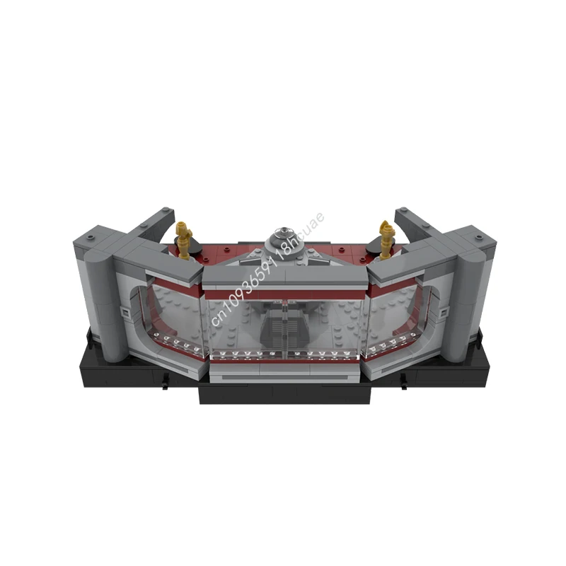 556 ELEMENTÓW MOC Gwiezdny Senat Bitewny Modułowy Model Klocki Konstrukcyjne Klocki do Układania Kreatywne Zabawki Prezent dla Dzieci DIY Edukacyjne