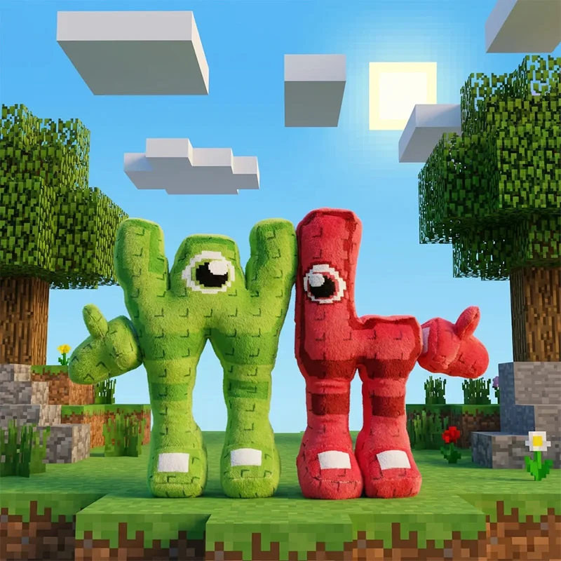 

Steal A Brainrot Number 67 Christmas Edition, Letters W.L Plushie Game Enthusiast Children's Gift For Fans Comfortable Toy