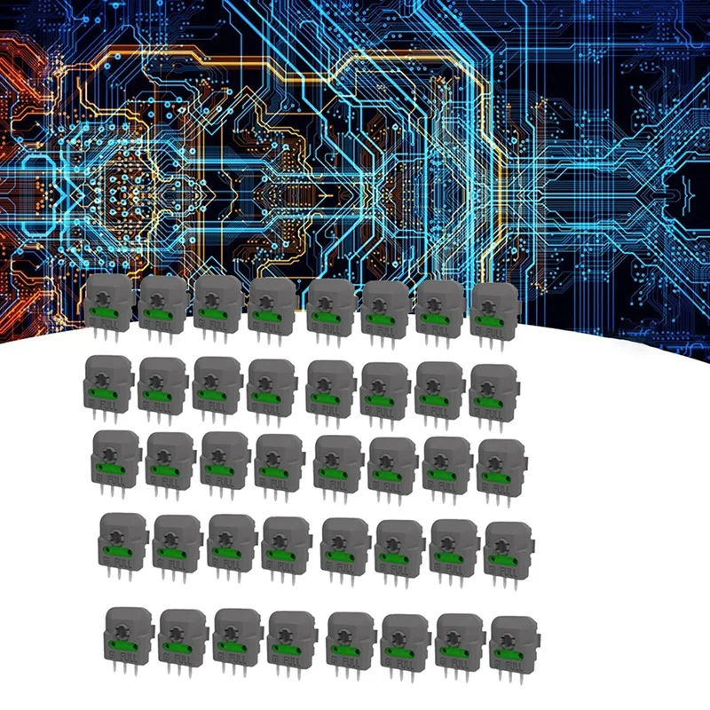 40PCS Hall Joystick Potentiometer Sensor Module For PS4 Game Controller Hall Joystick Axis Resistor Mini Switch Easy Install