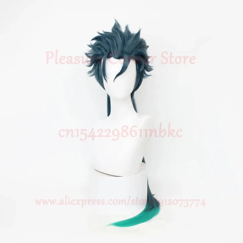 

2025 12 В НАЛИЧИИ НОВАЯ игра Wuthering Waves Jiyan Green Long Midnight Rangers General JI YAN Косплей Парик для женщин и мужчин