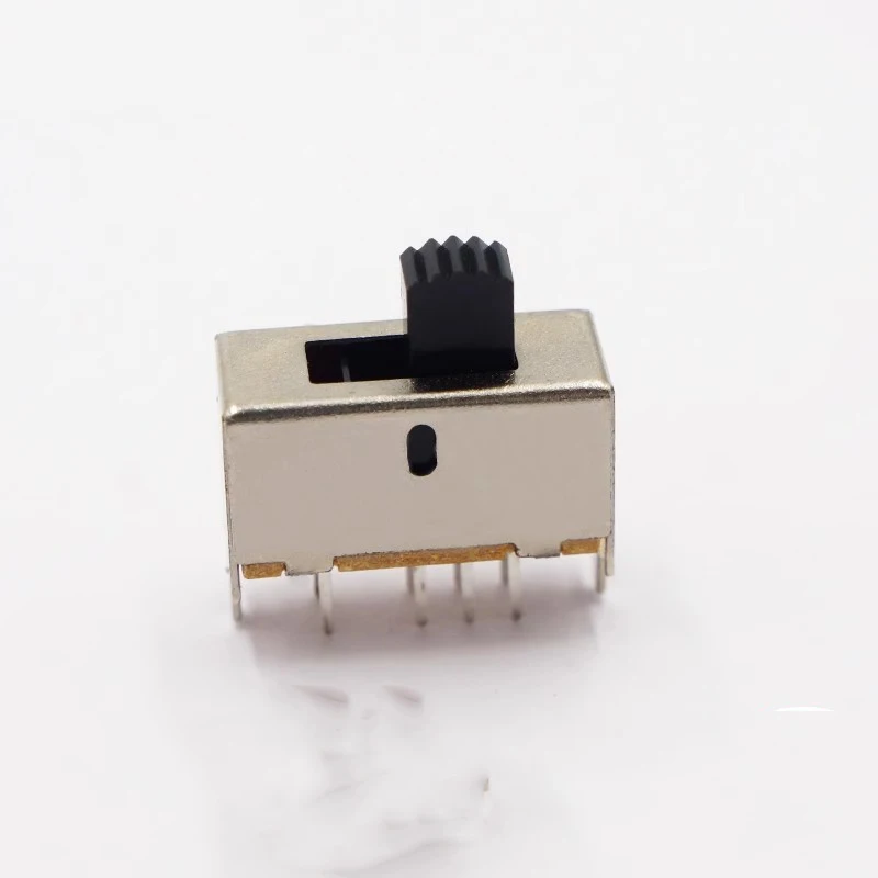 5pcs/lot SS-23E01 toggle switch sliding switch 2P3T three-position eight-pin audio amplifier switch toy switch