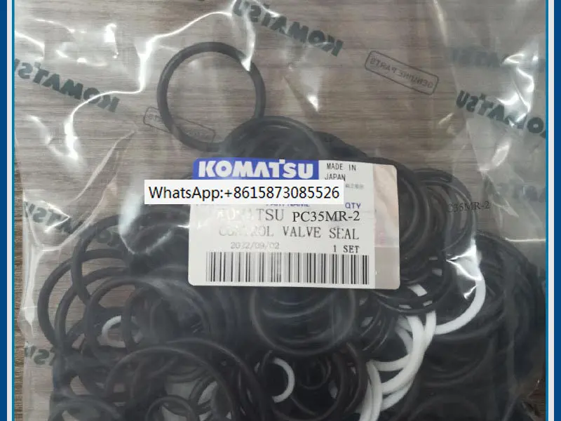 High Quality PC35MR-2 Control Valve Seal Kit  for  Komatsu Excavator PC35  Distributor Valve Repair Kit O-Ring