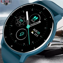 LIGE Sport Fitness Heart Rate Monitor Blood Oxygen Lady Smartwatch For Women Ladies Smart Watch Bluetooth Call Watch IOS Android