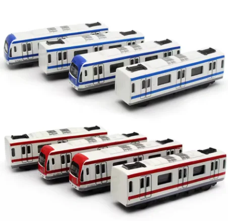 High-speed Metro Train Pull Back Connection Vehicle Model Kids Vehicle Toy