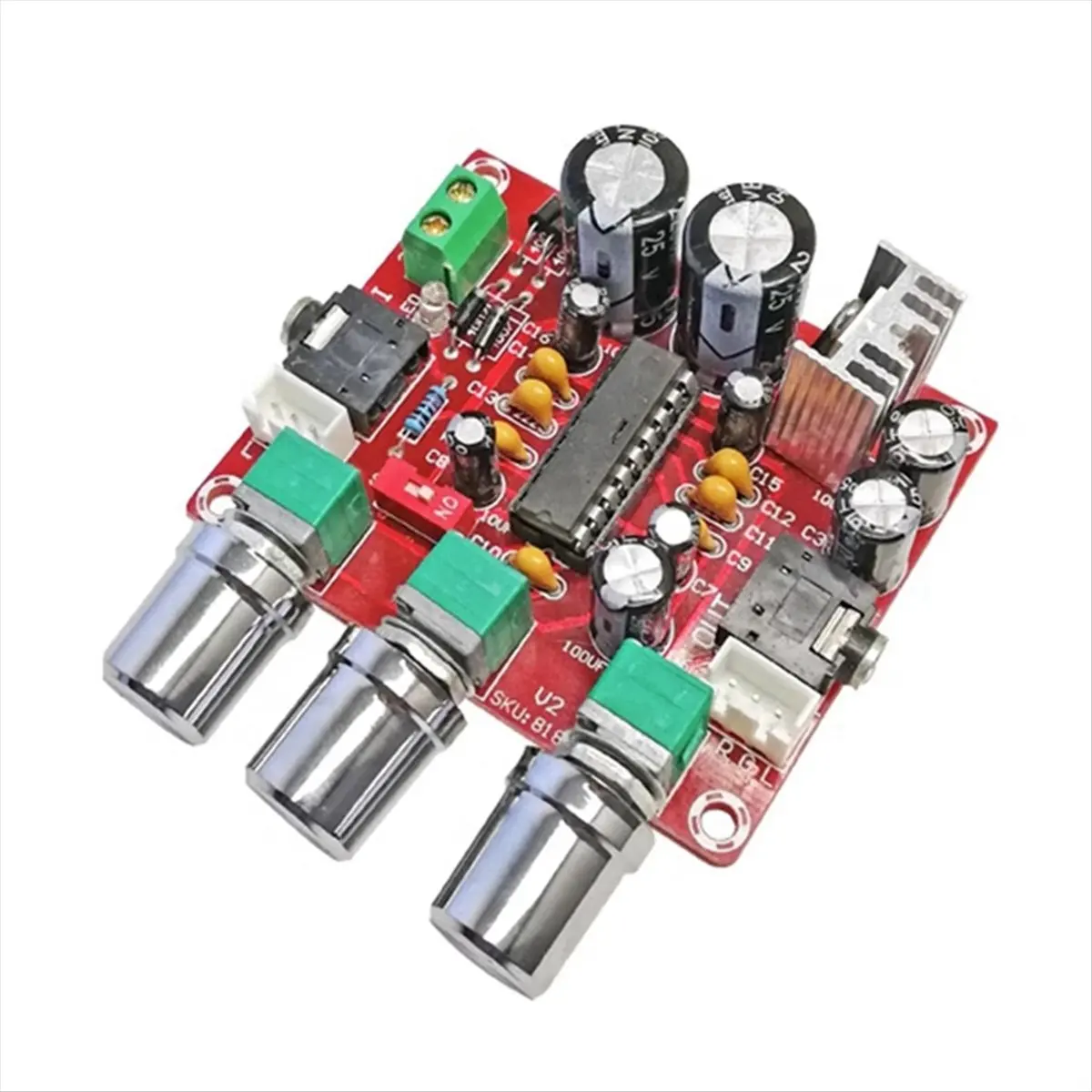 【Home-Accessories】 XR1075 Preamp Tone Board with Treble and Adjustment Audio Equalizer Pre Amplifier for Enhanced Sound Control