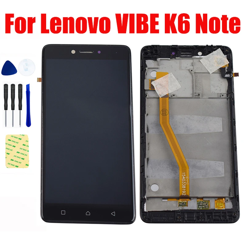 

For Lenovo VIBE K6 Note K53a48 / K6 Plus k53b36 k53b37 LCD Display Pantalla Matrix Touch Digitizer Panel Glass Assembly Frame