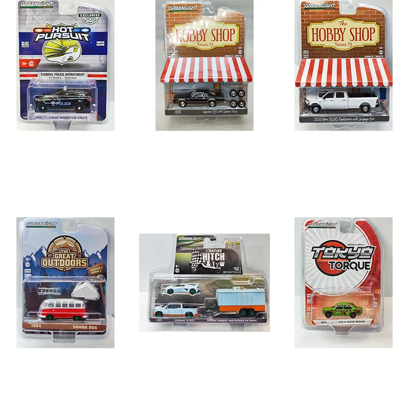 

Greenlight 1:64 Laguna S3 Big Detective Car Ram 2500 Samba Oil C8 Series Diecast Model Alloy Car Child Christmas Gift