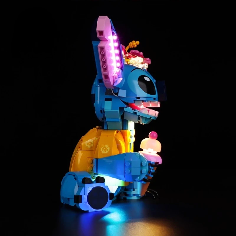 No Model LED Lighting Set Suitable for LEGO Stitch 43249(Excluding Building Blocks)