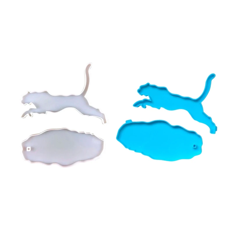 

Fashion Silicone Moulds Niche Running Leopard Silicone Epoxy Resin Mould Animal Ornaments for DIY Handmade Lover