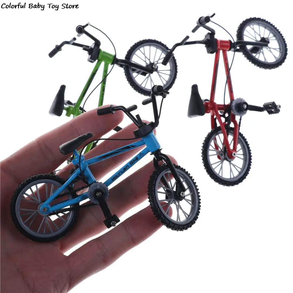 Carino Mini Finger Bmx giocattoli Mountain Bike giocattolo creativo vestito bambini adulti BMX Fixie bicicletta dito Scooter giocattolo festa regali per bambini