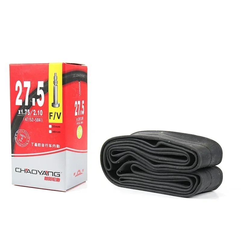 CHAOYANG MTB Tubo Della Bicicletta 26 27.5 29 pollici 1.75-2.1/2.35 FV 33mm 48mm Mountain Bike Pneumatico Interno