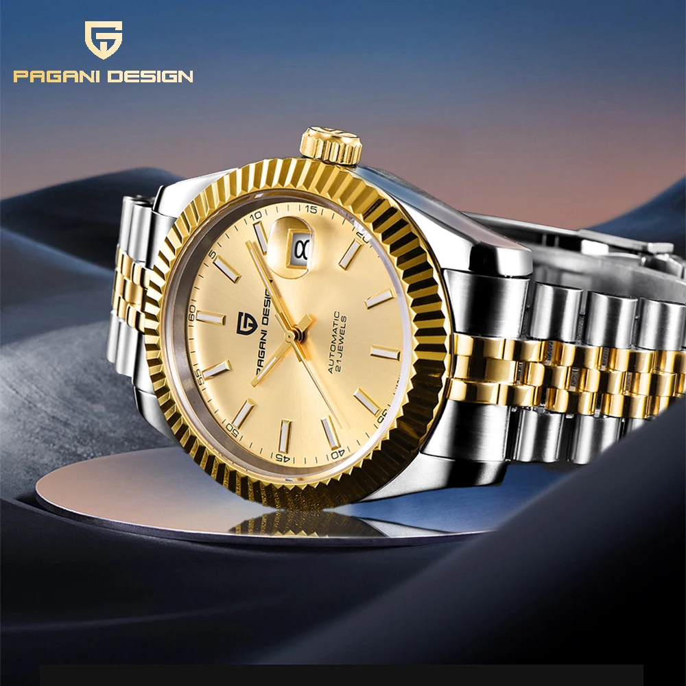 

PAGANI DESIGN Men Mechanical Watch Top Brand Luxury Automatic Watch Sport Stainles Steel Waterproof Watch relogio masculino 1645