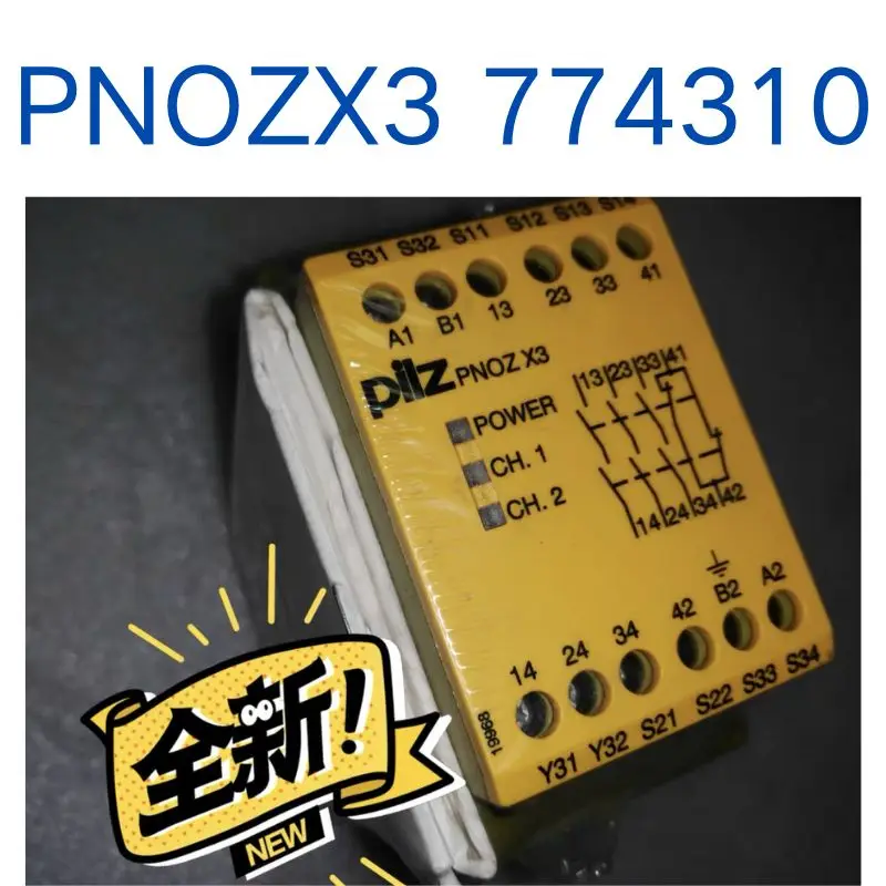 

New Emergency stop safety relay PNOZX3 774310 fast delivery