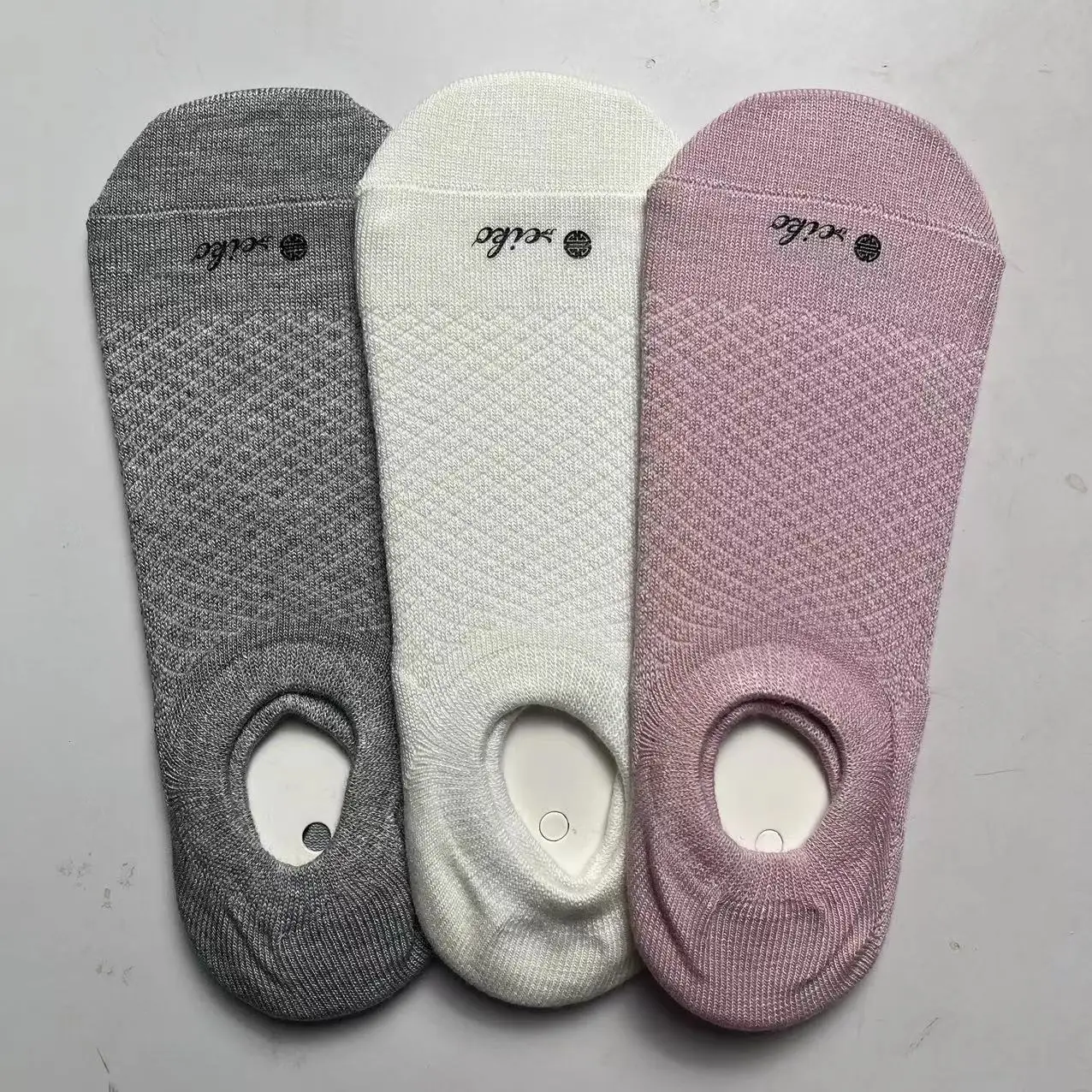 Jutecell ®   calzino invisibile senza spettacolo Materiale ecologico funzione antibatterica traspirante morbido confortevole antiscivolo