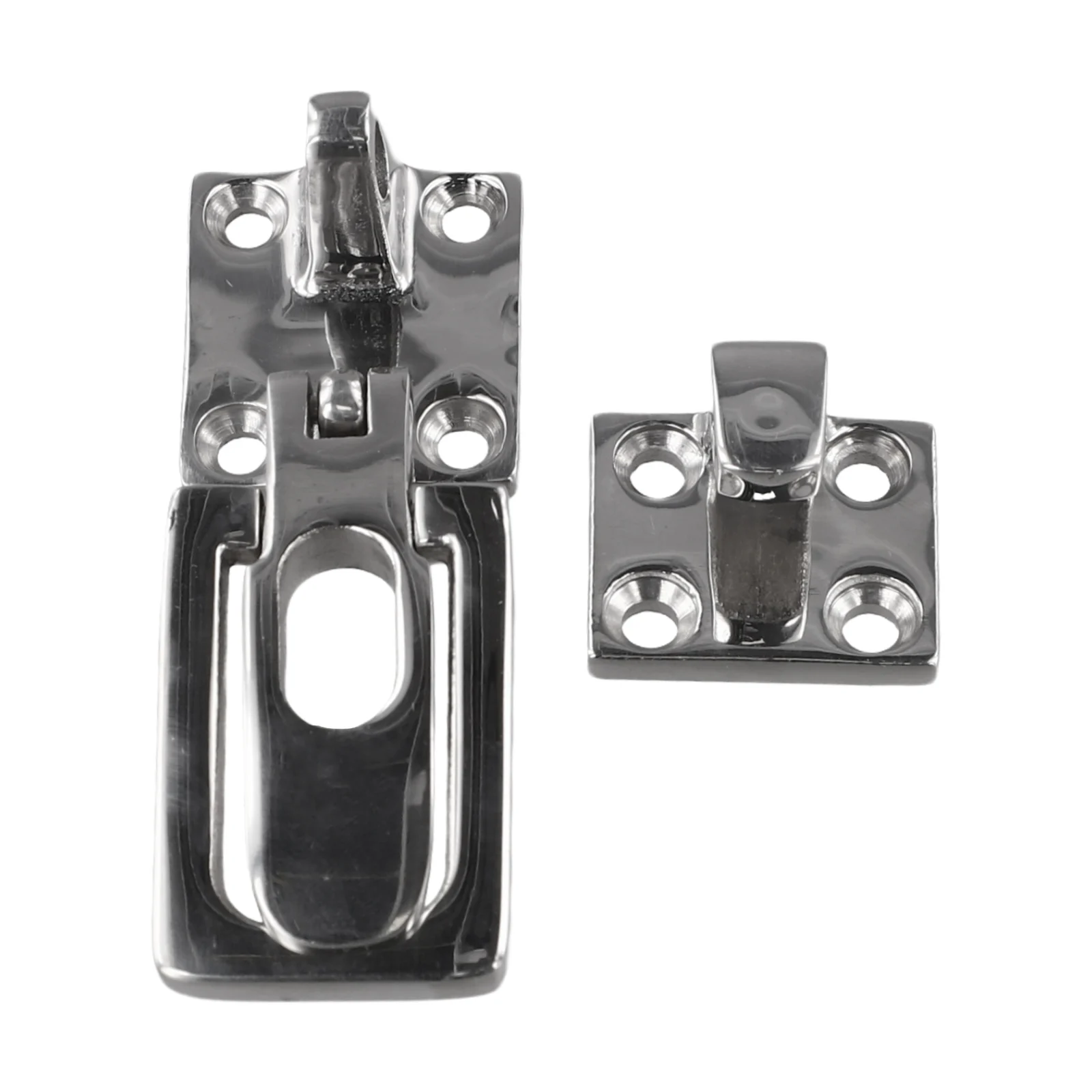 Boat Door Fastener Anti-Rattle Clamp Anti-Rattle Easy Installation Silver Stable Characteristics Fit For Marine Use