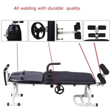

New Therapy Massage Bed Table Cervical Integrated Lumbar Traction Bed Body Stretching Device