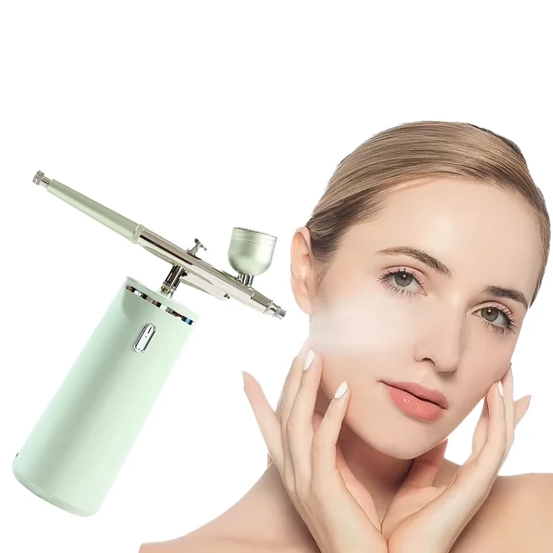 

Wholesale Household Oxygen Spray Gun Handheld Facial Moisturizing Spa Face Steam Nano Facial Water Injection Cosmetic Instrument