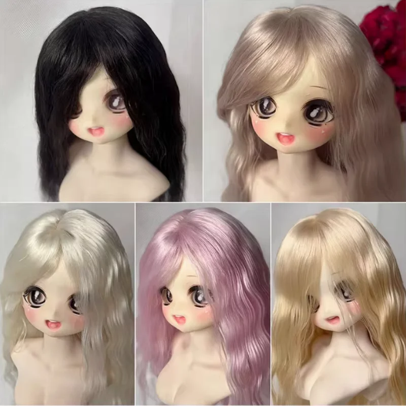 

Парики для кукол BJD Длинные волнистые волосы для 1/3 1/4 1/6 MSD MDD SD YOSD Аксессуары для вьющихся волос для кукол Мягкий парик из мохера (доставка в течение 30 дней)