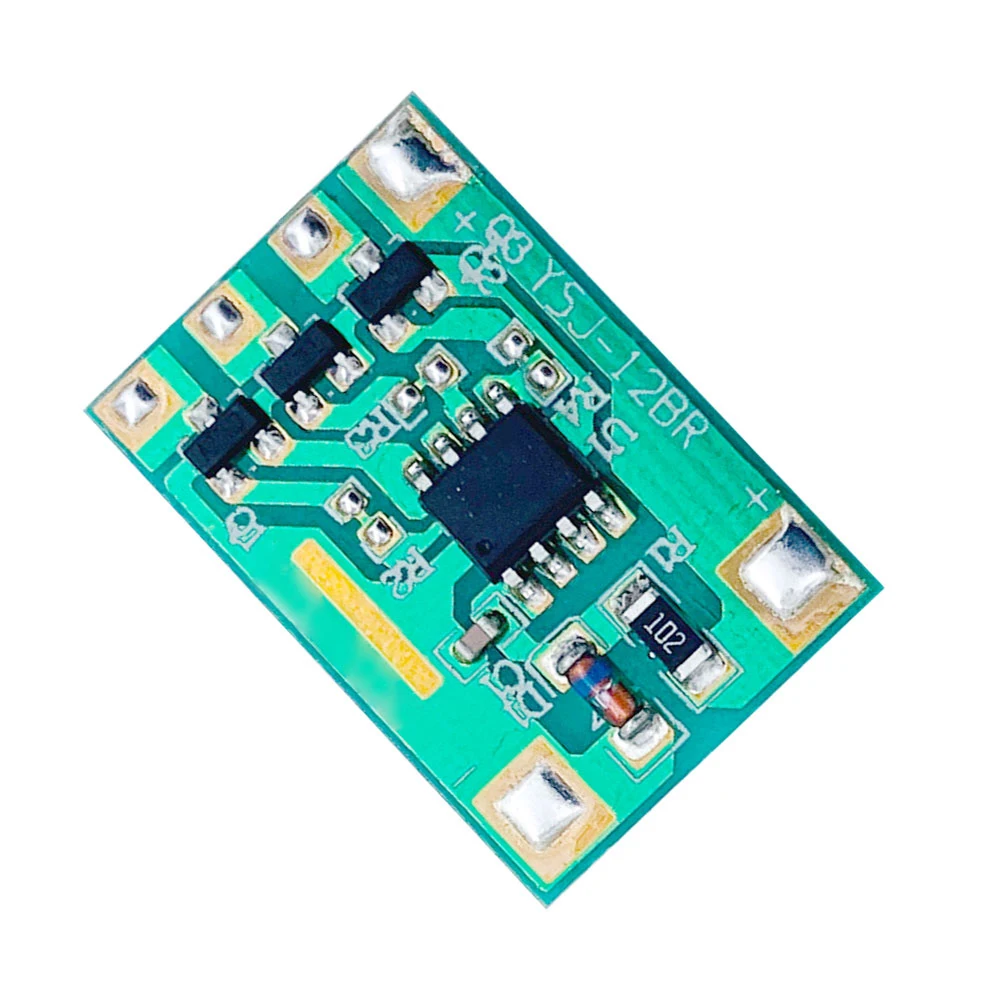 3V-12V Slow Breathing Light Module Controller Automatic Dimmer 3-way 300mA with Slow Flashing Light Gradually on And Off Chip