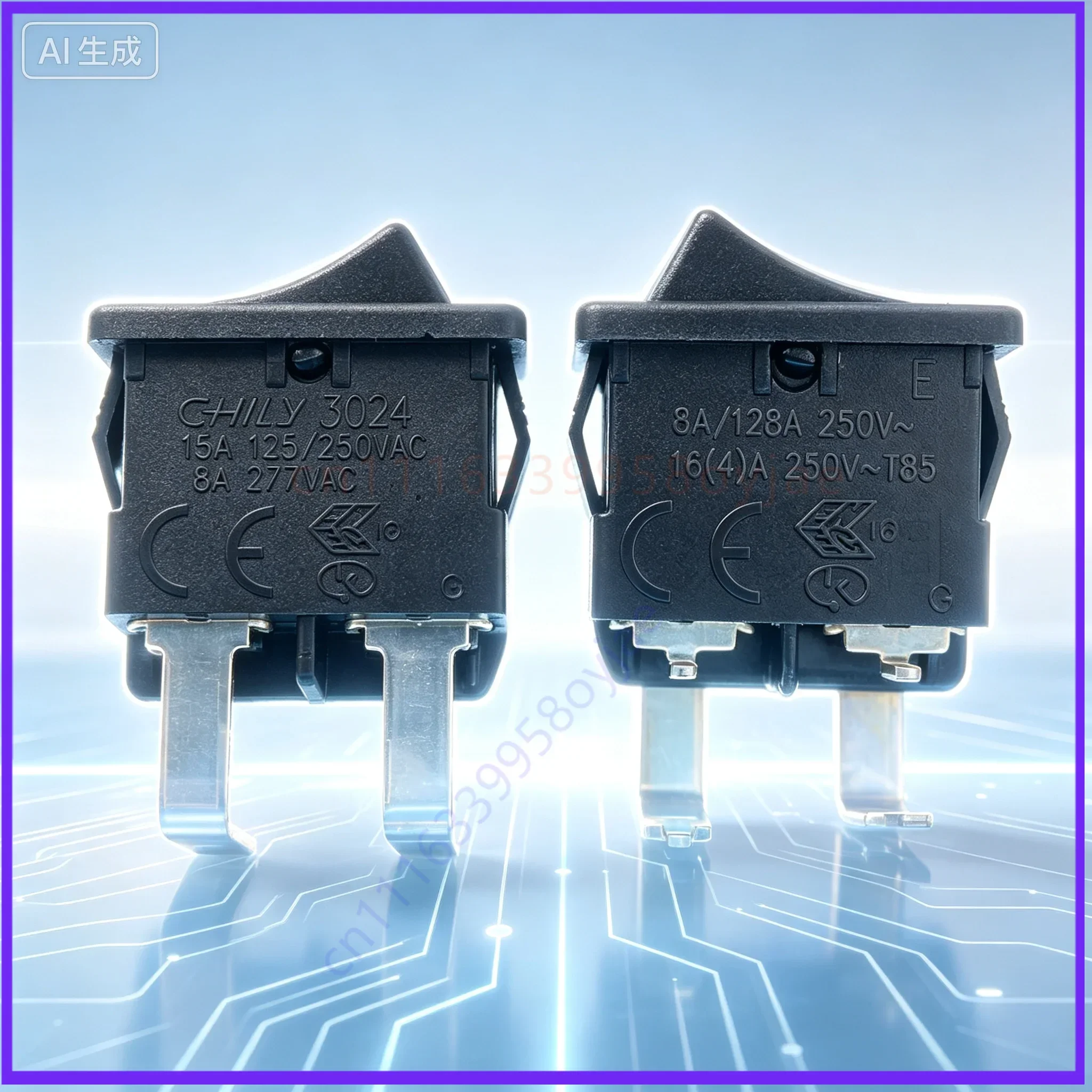 Heavy-duty 3024 Rocker Switch 4Pin 2Position 16A Power Button for CHILY  10pcs