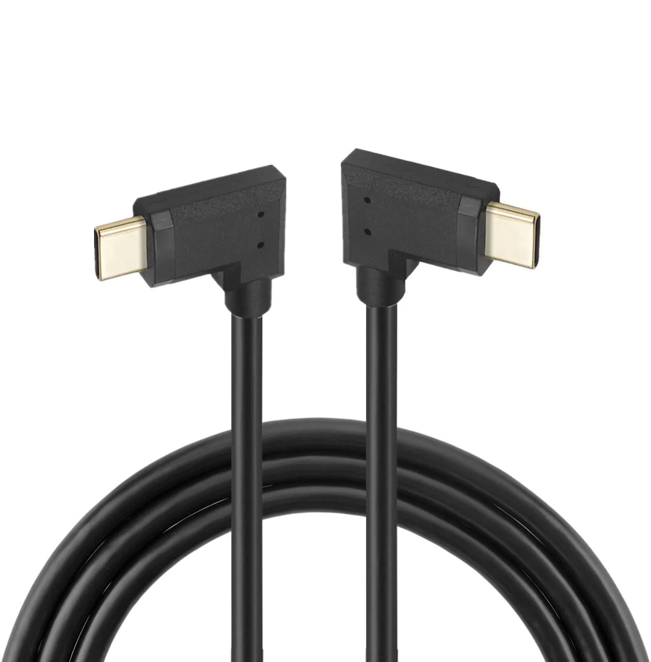 

3A standard 16+1 core 10Gbps speed 90° curved gold-plated head type-c male-to-male data charging cable 0.3m/0.6m/ 1m/1.8m