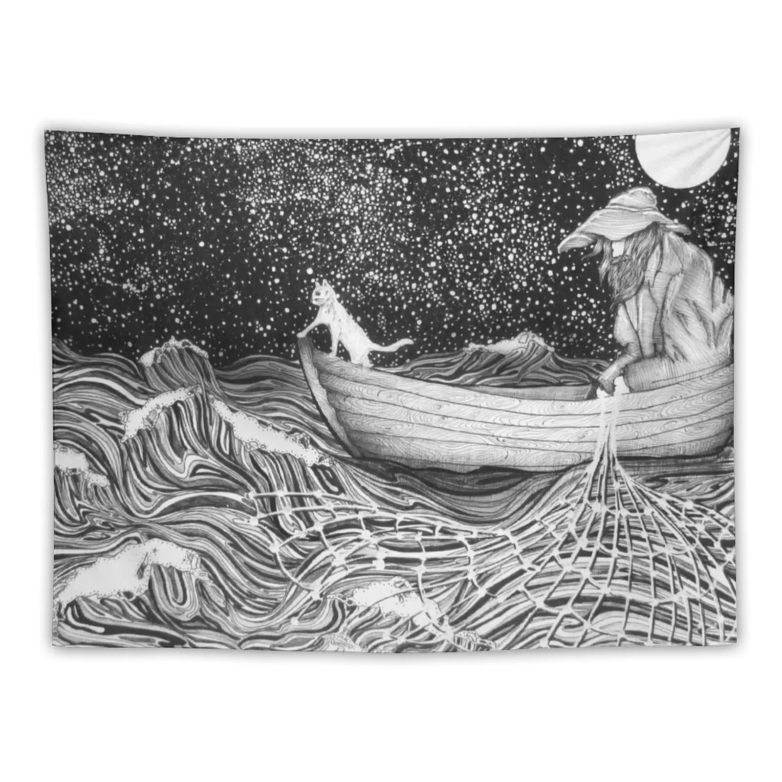 The Fisherman's Companion Tapestry Decor For Bedroom Wall Decorations Living Room Decoration Aesthetic Room Decor Tapestry