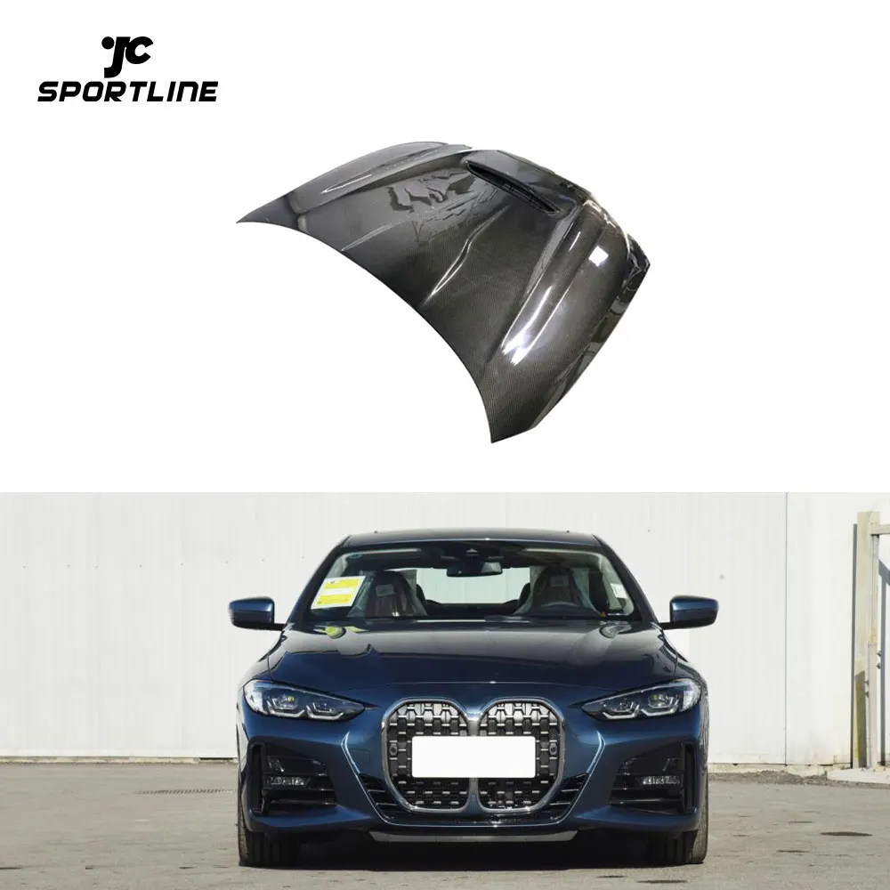 

4Series G22 Dry Carbon Fiber Car Bonnet Hood for BMW G22 G23 2021-2023