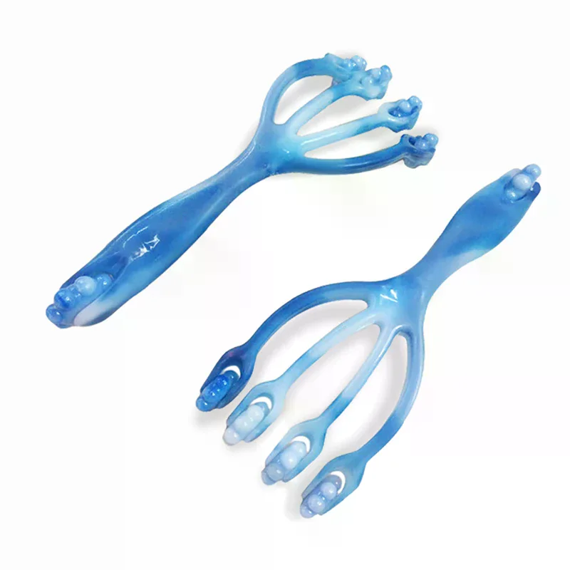 1Pc Five Finger Head Massager Steel Ball Head Massage Relaxation Massager Hair Held Scalp Neck Stress Relief Reduce Stress Relax
