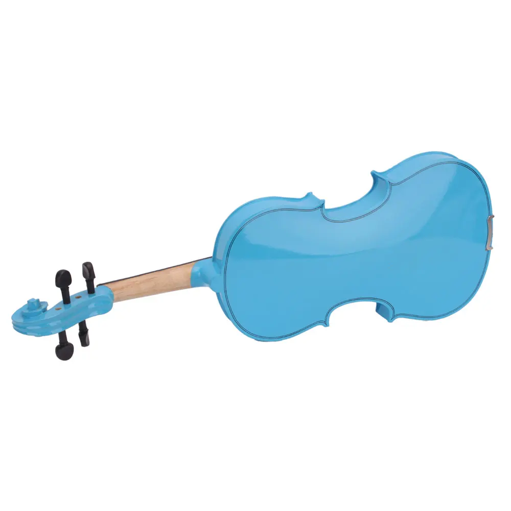 Etui de violon acoustique 4/4 arc colophane bleu ciel