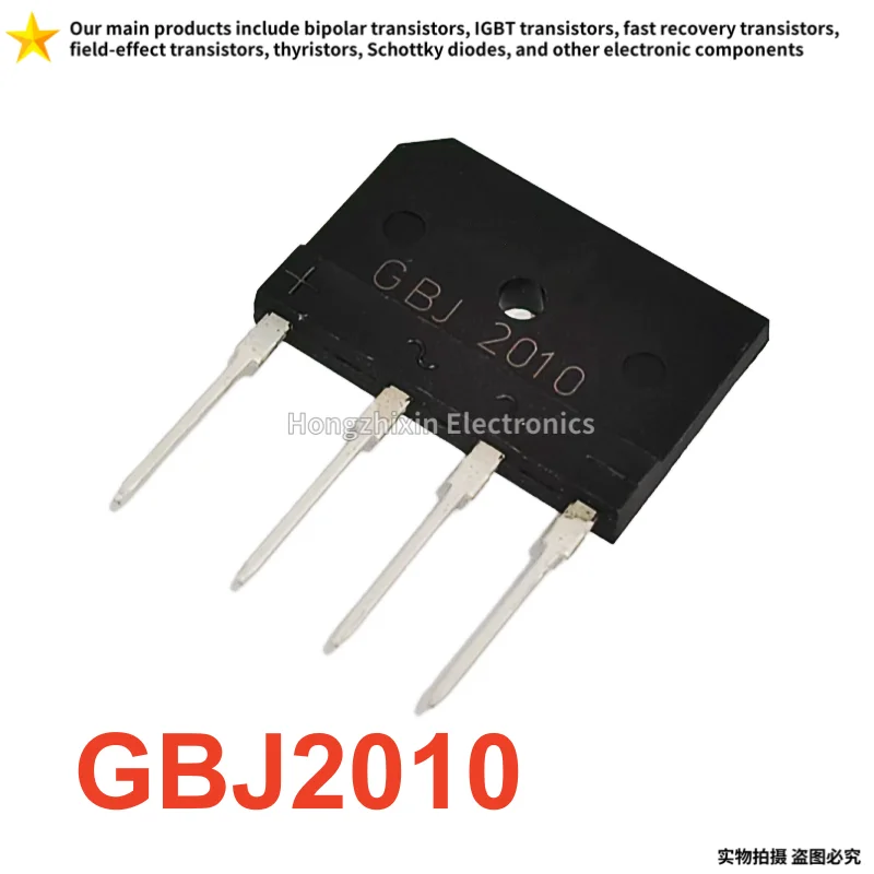 5/10 pieces, GBJ2010, induction cooker rectifier bridge stack 20A1000V flat bridge brand new in stock