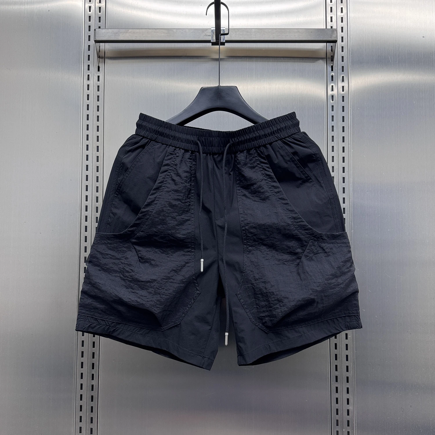 

Qui Dry Спецодежда orts Мужские летние тонкие повседневные спортивные брюки свободного покроя с прямыми штанинами Молодежные модные брендовые orts для отдыха