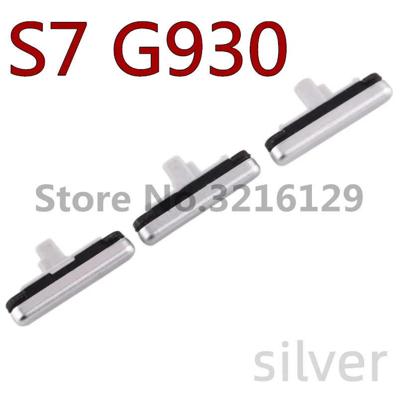 2Set Power Volume Side Buttons For Samsung Galaxy S6 G920 S7 G930 Edge G935 On Off Power Volume Small Side Keys Repair Parts