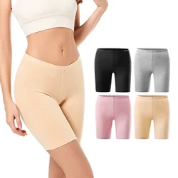4PCS Womenโs Comfortable Cotton Underwear Soft Breathable High Waisted Underwear Female Plus Size Panties for Work Sport