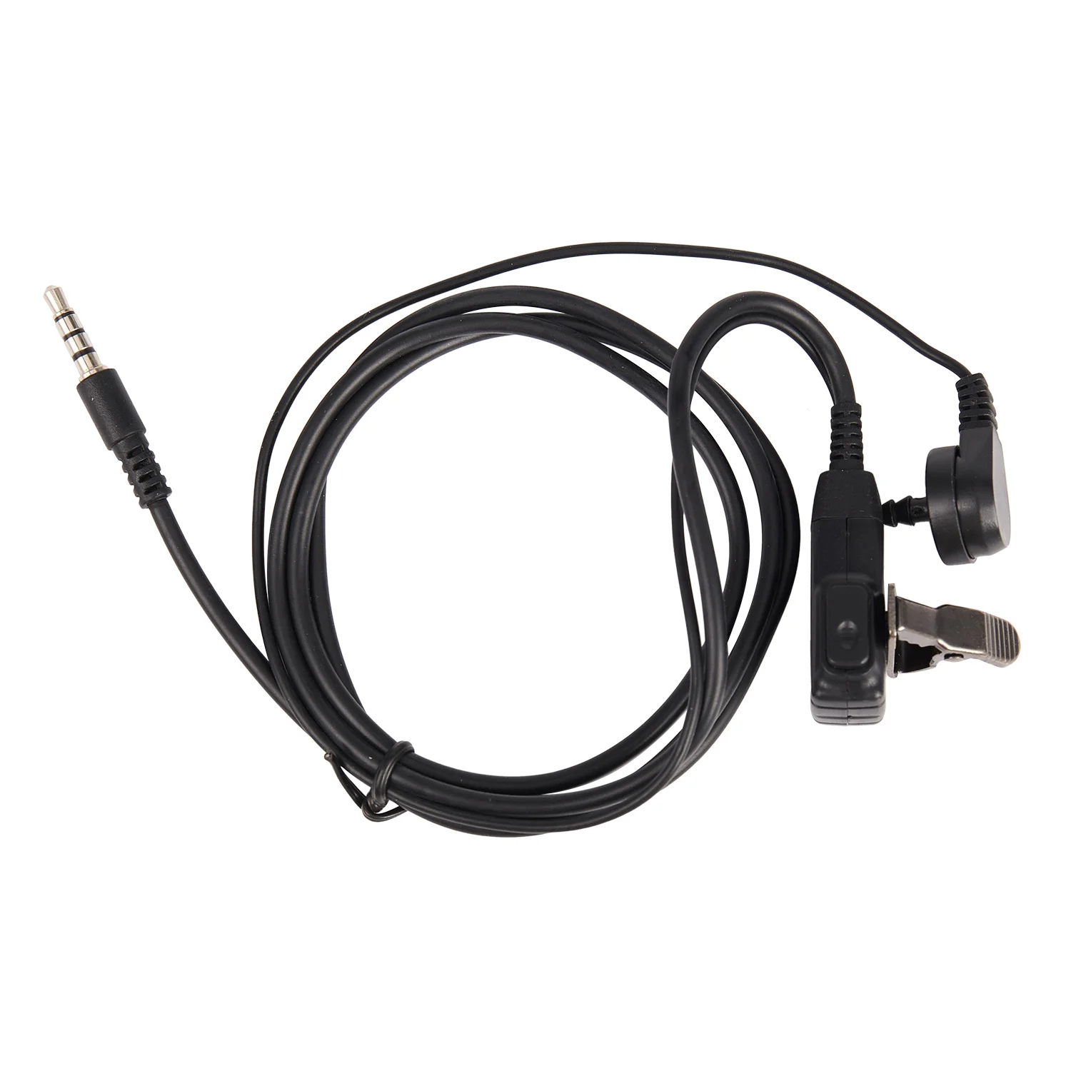 Auricular de tubo de aire acústico en espiral transparente de seguridad de vigilancia PTT para iPhone Samsung Huawei HTC LG Sony teléfono móvil