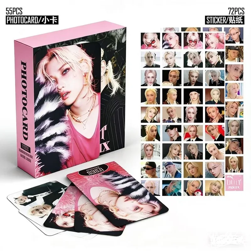 

127 new albums by celebrities, men's group, small cards, STRAYKIDS 2026, self-made LOMO cards, DIY collection cards, gifts