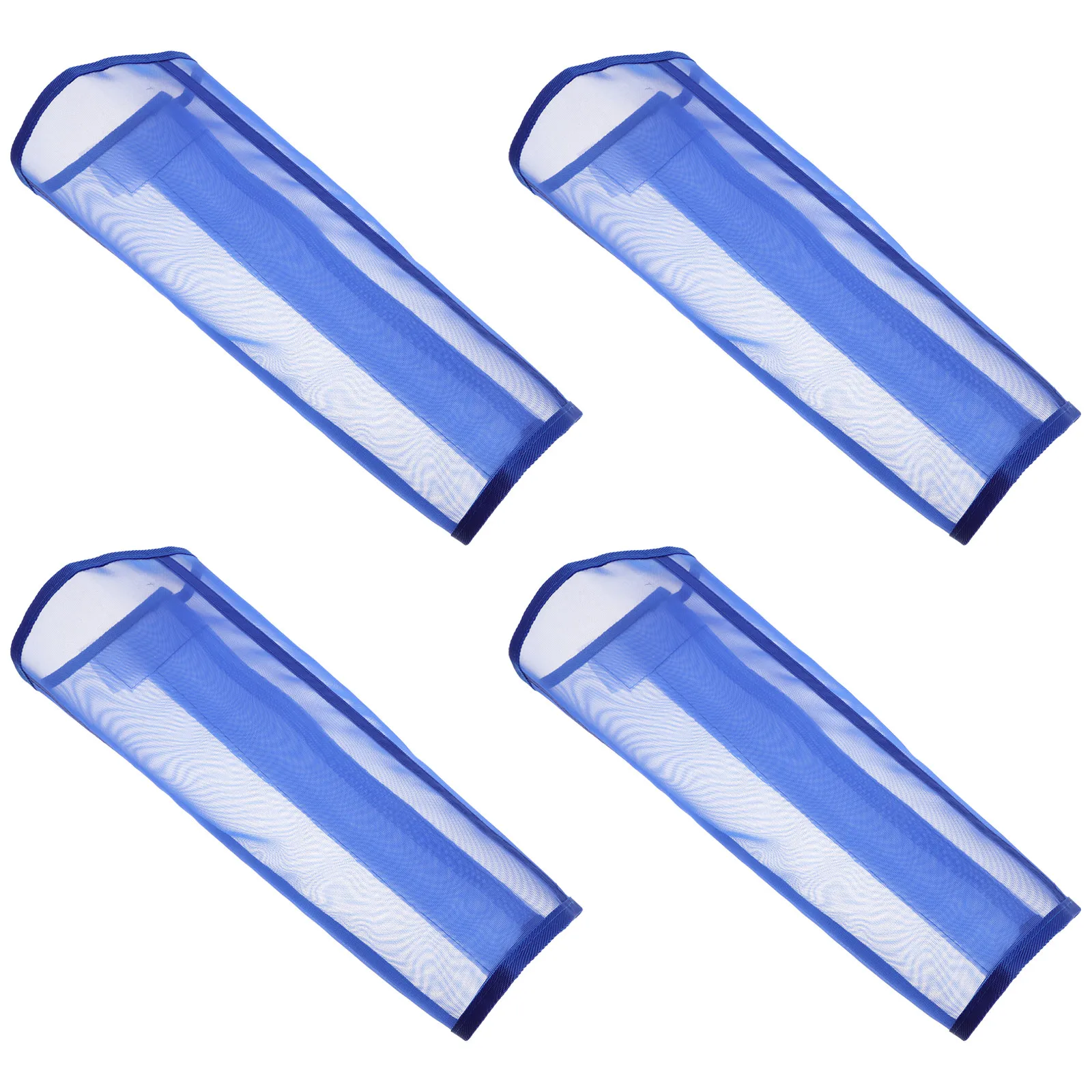 

Комплект из 4 дышащих сетчатых защитных накладок на ноги для лошадей от мух, нескользящие, легкие, для верховой езды, тренировок и использования на открытом воздухе