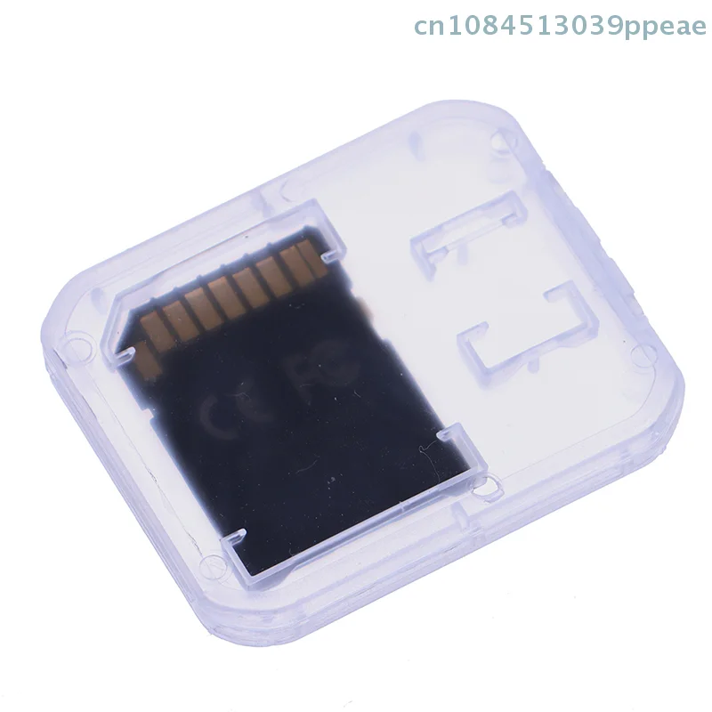 

10 Pcs Clear Plastic Memory Card Case Stick Micro SD TF Card Storage Protection Holder Transparent Memory Card Storage Boxes